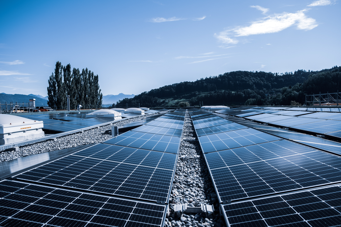  several initiatives of oertli for sustainability as solar panels