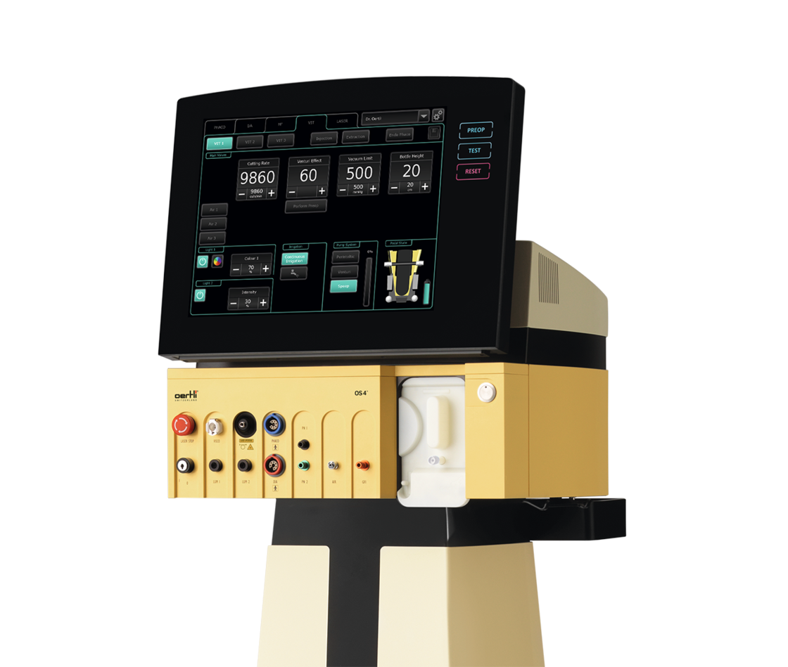 The ophthalmic system OS4 side view (VCS)